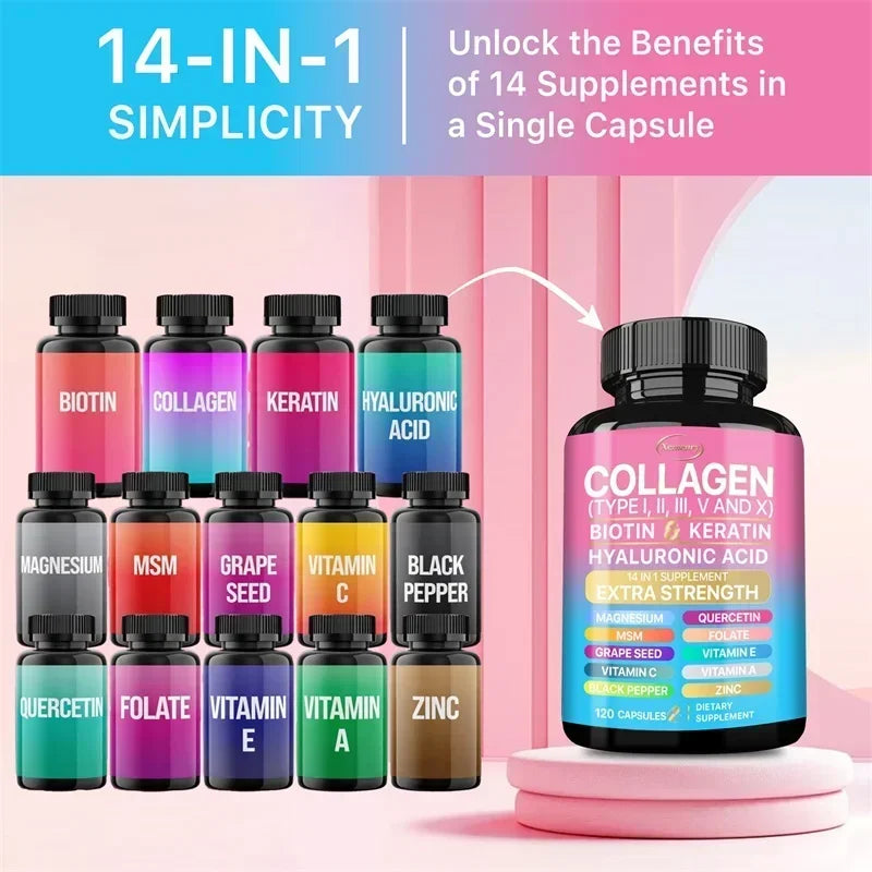 Advanced Collagen Complex with Biotin & Keratin
