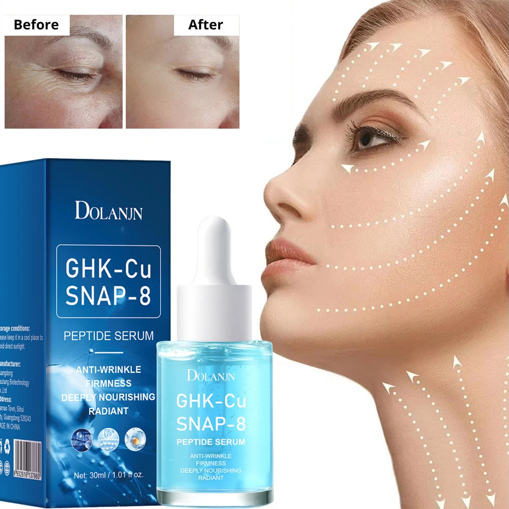 GHK-Cu Copper Peptide Face Serum with SNAP-8 – Hydrating & Firming Anti-Aging Serum